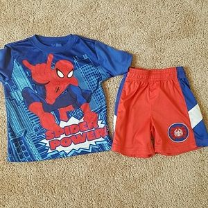 Spiderman set 2t boys